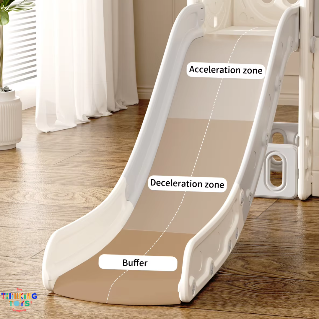 KUMI PLAYHOUSE WITH SLIDE AND BASKETBALL PLAYGROUND