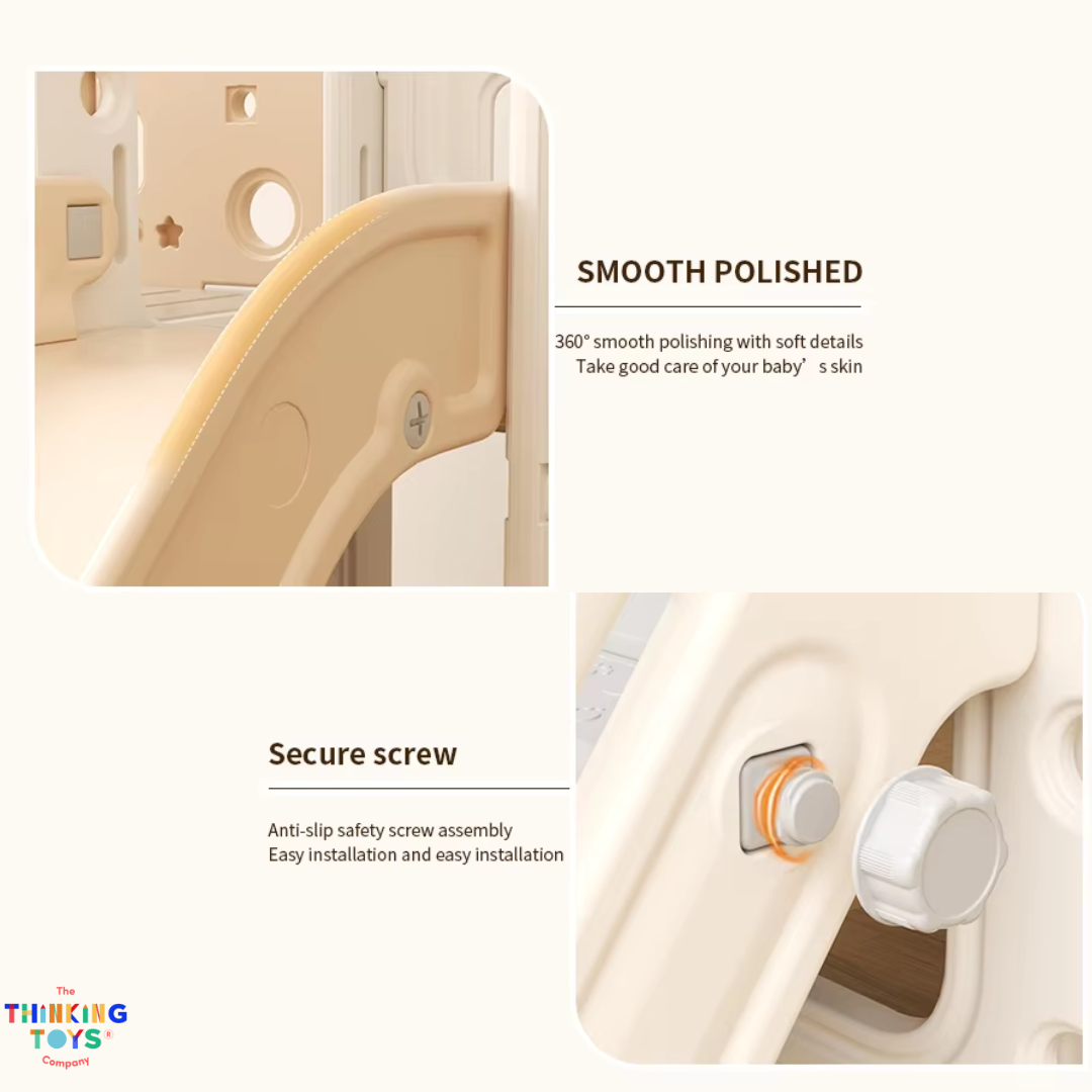 KUMI CAR PLAYHOUSE WITH SLIDE PLAYGROUND