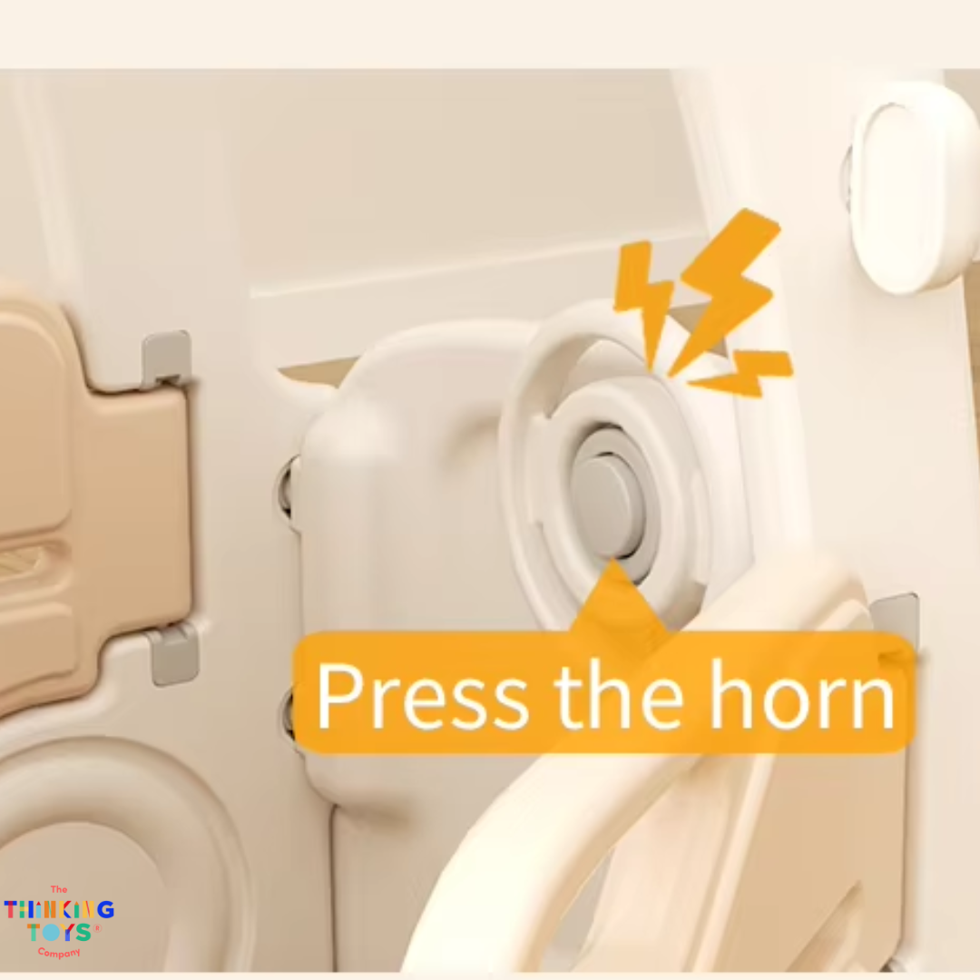 KUMI CAR PLAYHOUSE WITH SLIDE PLAYGROUND