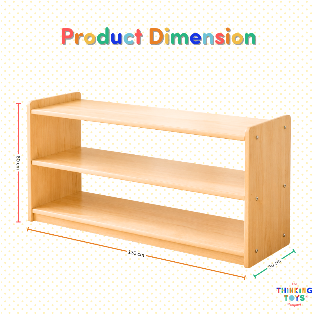 Little Learner Wooden Toyshelf