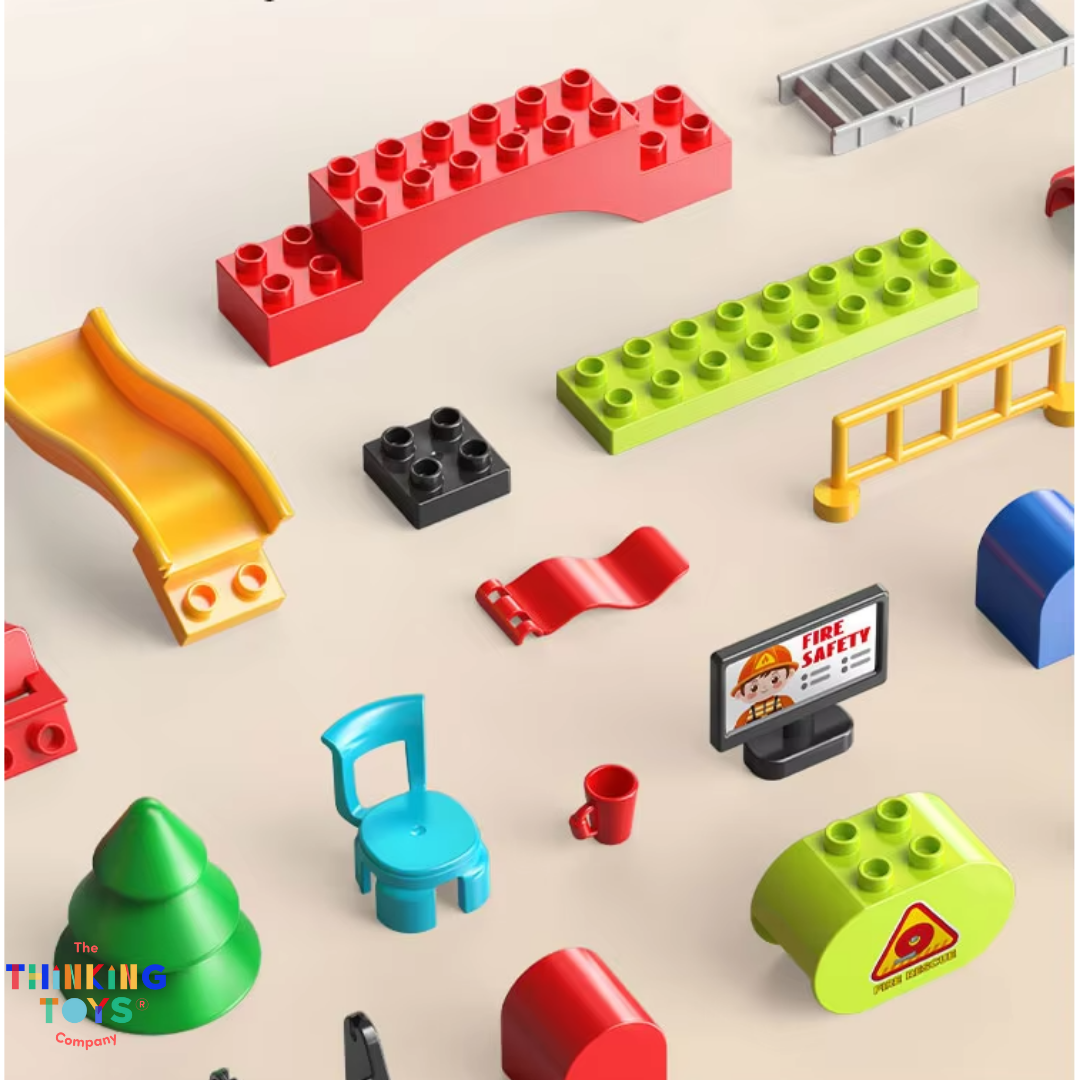 CREATIVE BUILDING BLOCKS Fire Station 173 PCS