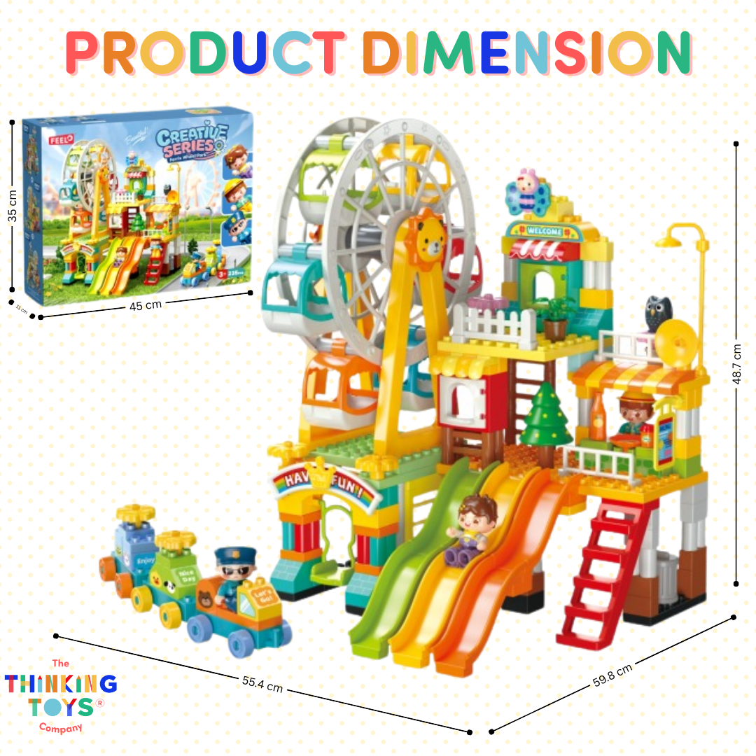 CREATIVE BUILDING BLOCKS Ferris Wheel Park 235 PCS