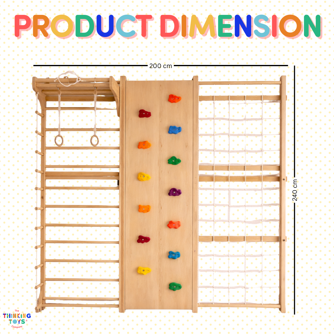 Swedish Ladder Climbing Frame Wall Gym