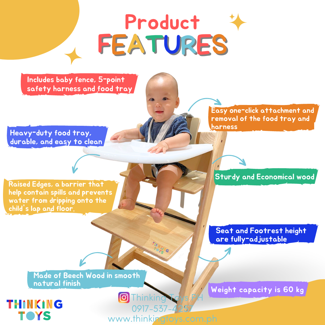 BUMBLEBEE Wooden High Chair