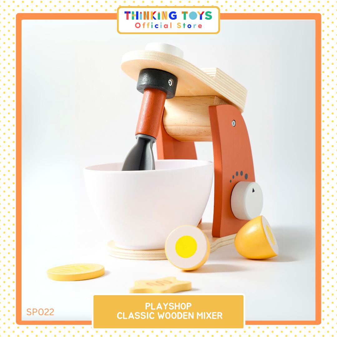 PLAYSHOP Classic Wooden Mixer