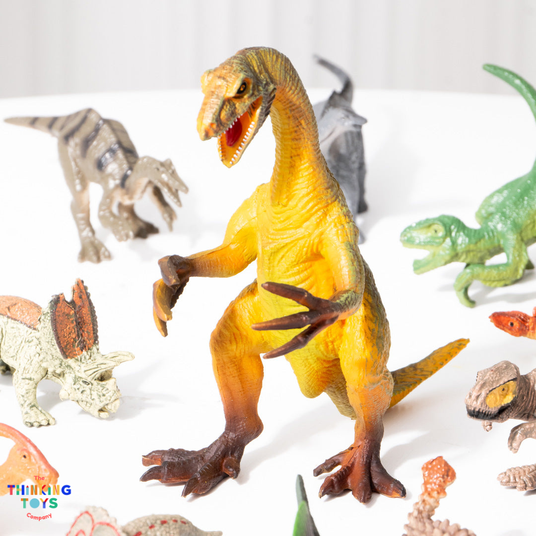 AT001, MIDEER Realistic Dinosaur Toy Set, The MIDEER Realistic Dinosaur Toy Set takes kids back to prehistoric times. With lifelike dinosaur figures, it inspires imagination, storytelling, and early STEM learning about history and science.