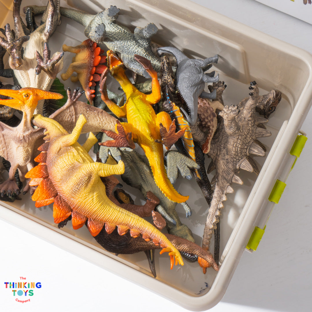 AT001, MIDEER Realistic Dinosaur Toy Set, The MIDEER Realistic Dinosaur Toy Set takes kids back to prehistoric times. With lifelike dinosaur figures, it inspires imagination, storytelling, and early STEM learning about history and science.