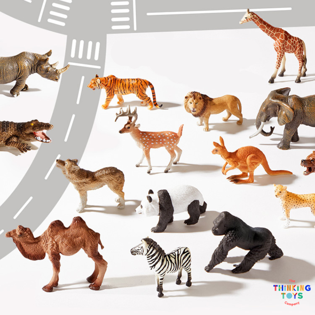 AT002, MIDEER Realistic Animal Toy Set, The MIDEER Realistic Animal Toy Set introduces kids to wildlife with lifelike figurines. Perfect for learning, pretend play, and creativity, it sparks curiosity about animals and nature.