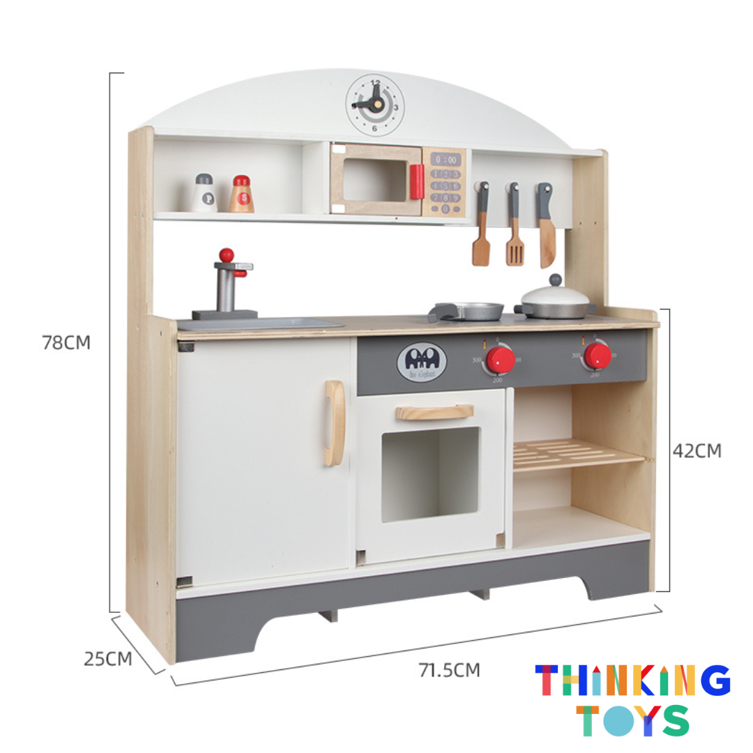 KP002, PLAYSHOP Wooden Japanese Kitchen Playset, Brings cultural inspiration to pretend cooking, sparking imagination and social play among children.