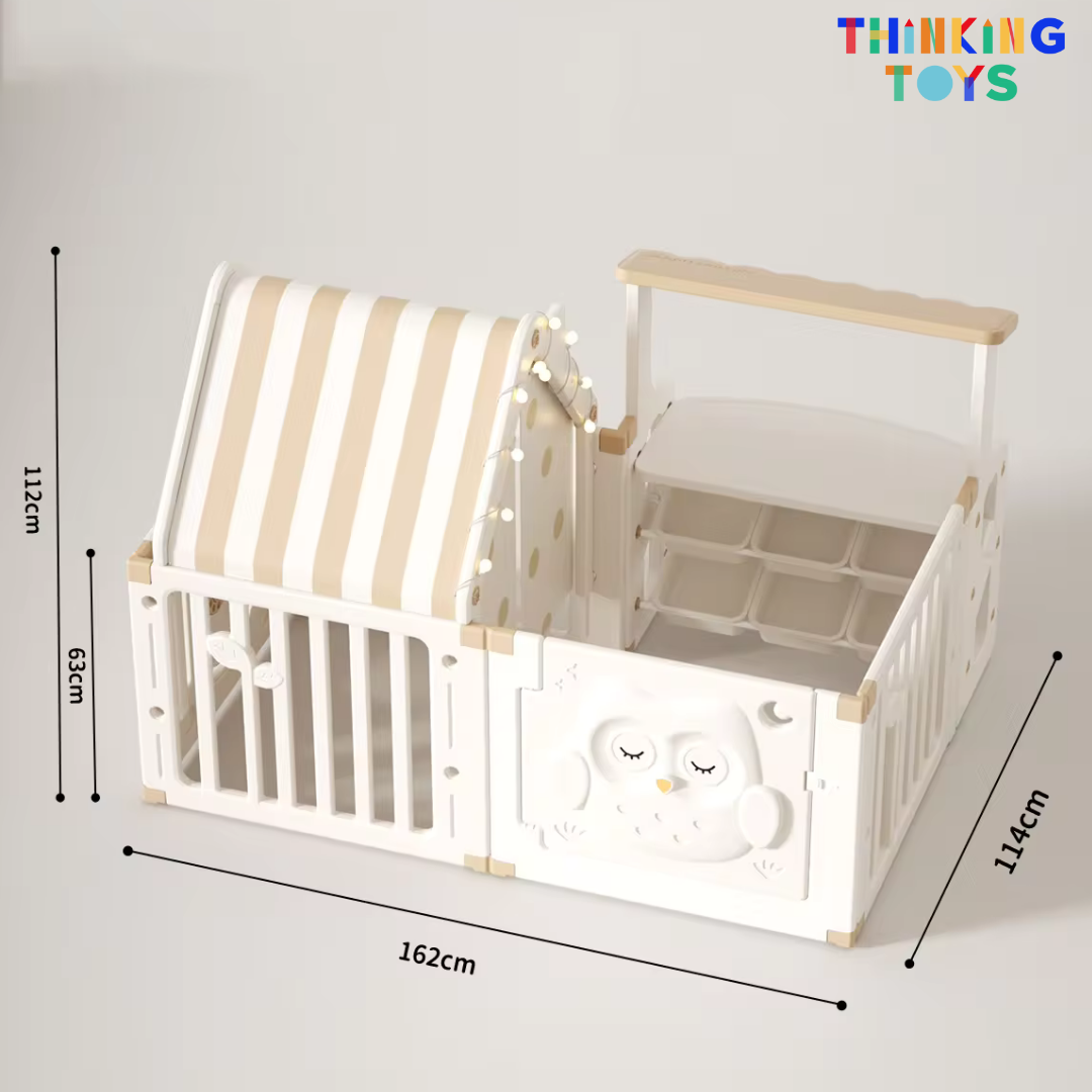PH001, Owl Play House , Creates imaginative settings for pretend family stories and social play with friends.