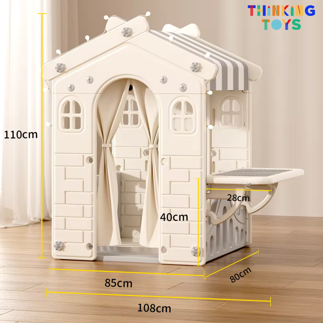 PH002-WG, Cottage Play House, Encourages storytelling and imaginative fun while offering versatile playtime space.