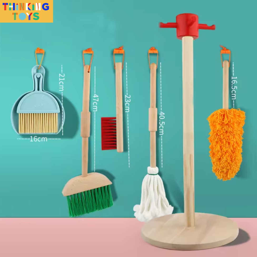 PP009, PLAYSHOP Kiddie-size Cleaning Tools, Inspires pretend dessert making that encourages creativity, imagination, and social play.