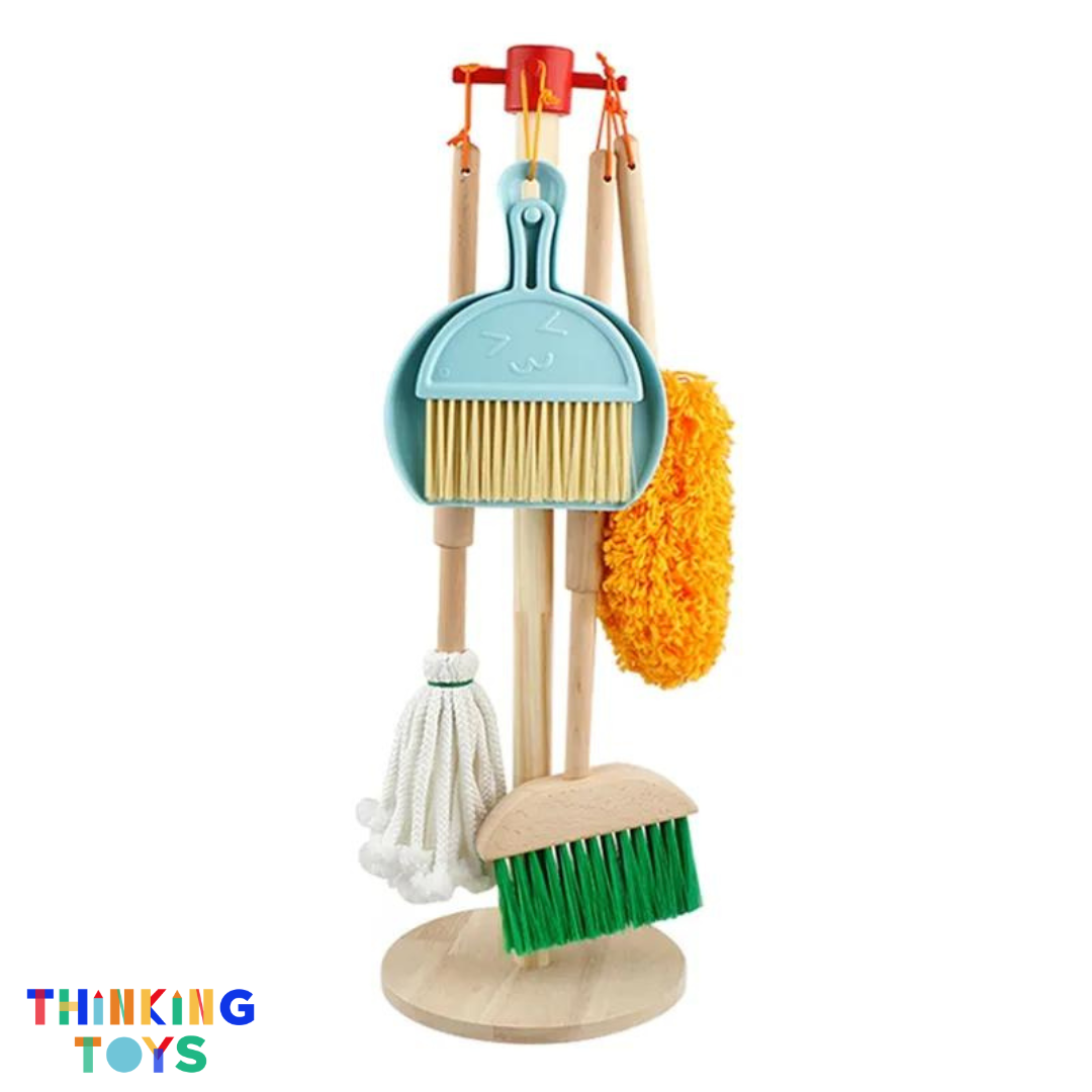 PP009, PLAYSHOP Kiddie-size Cleaning Tools, Inspires pretend dessert making that encourages creativity, imagination, and social play.