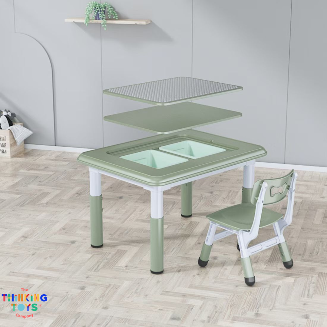 PTC-001G, MULTIFUNCTIONAL TABLE, Brings playful design to children’s spaces while providing a safe, cushioned floor.
