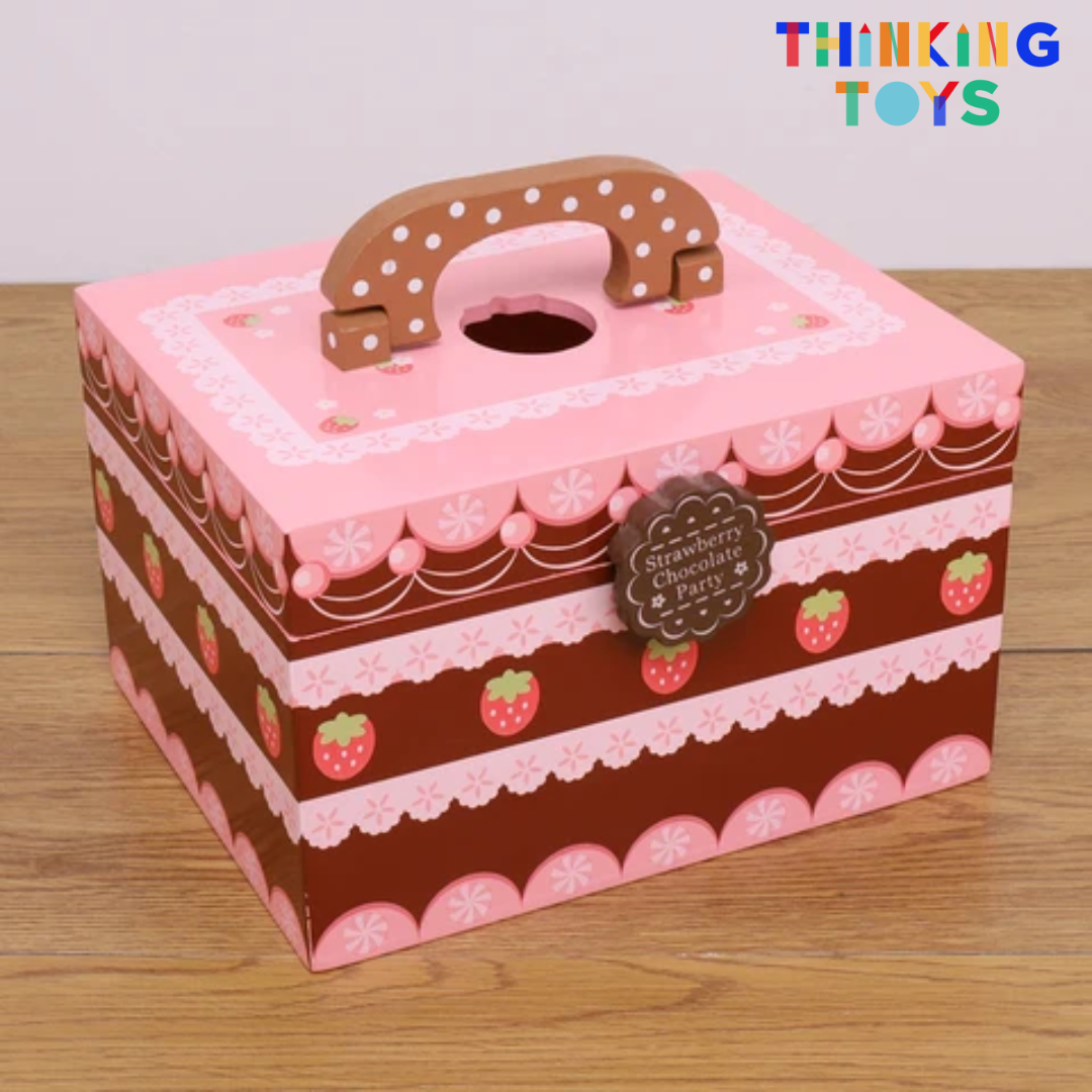 SP008, PLAYSHOP Wooden Afternoon Tea Cake and Dessert Playset, Makes tea parties exciting while developing social play, creativity, and imagination.