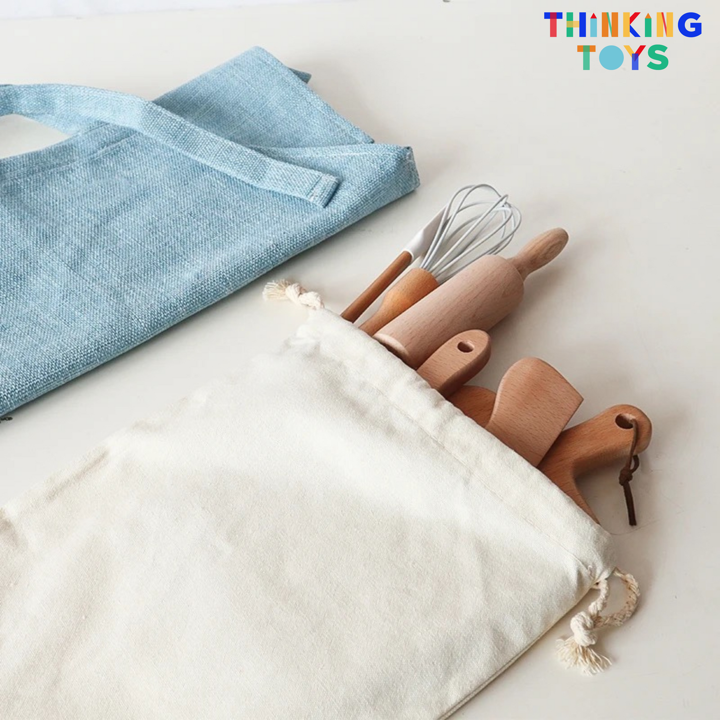 SP011, MYFIRST Real Baking Tools and Apron, Introduces kids to safe kitchen fun while building confidence and hands-on skills.