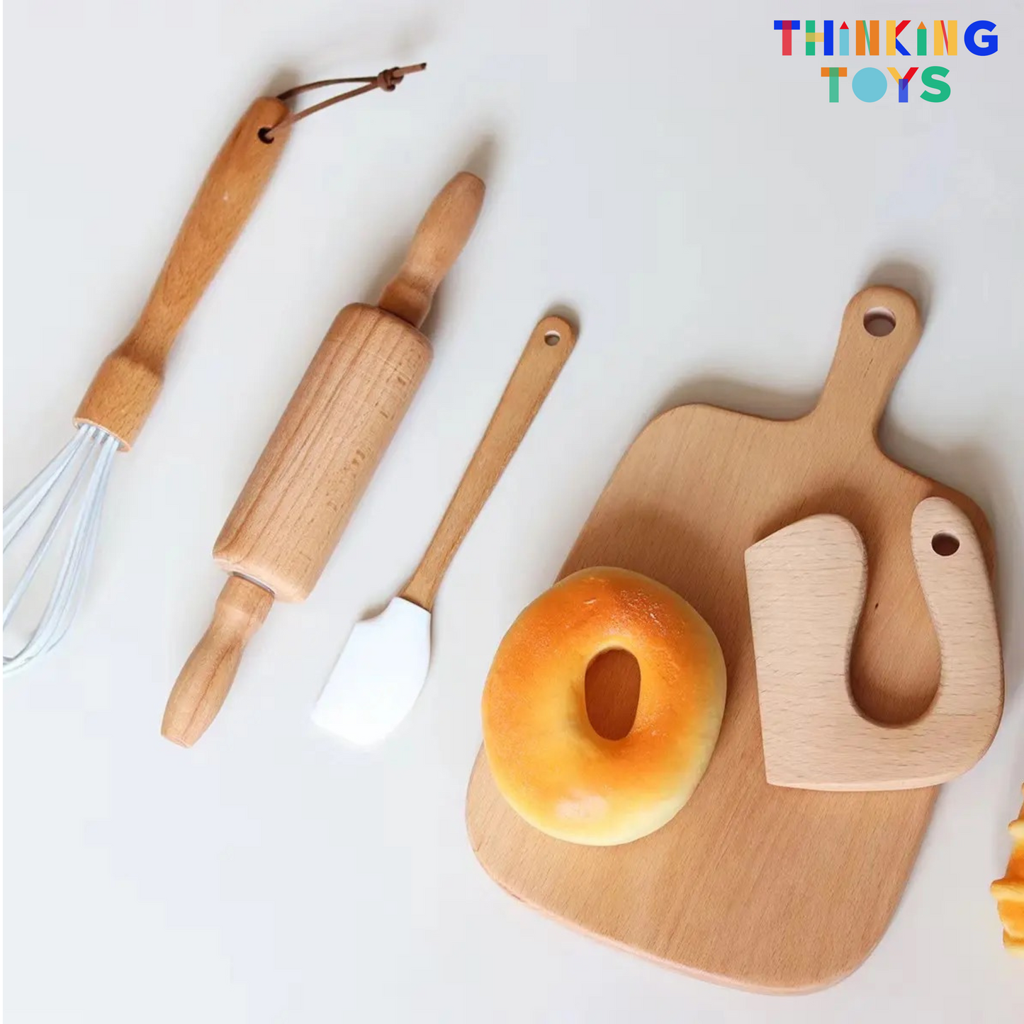 SP011, MYFIRST Real Baking Tools and Apron, Introduces kids to safe kitchen fun while building confidence and hands-on skills.