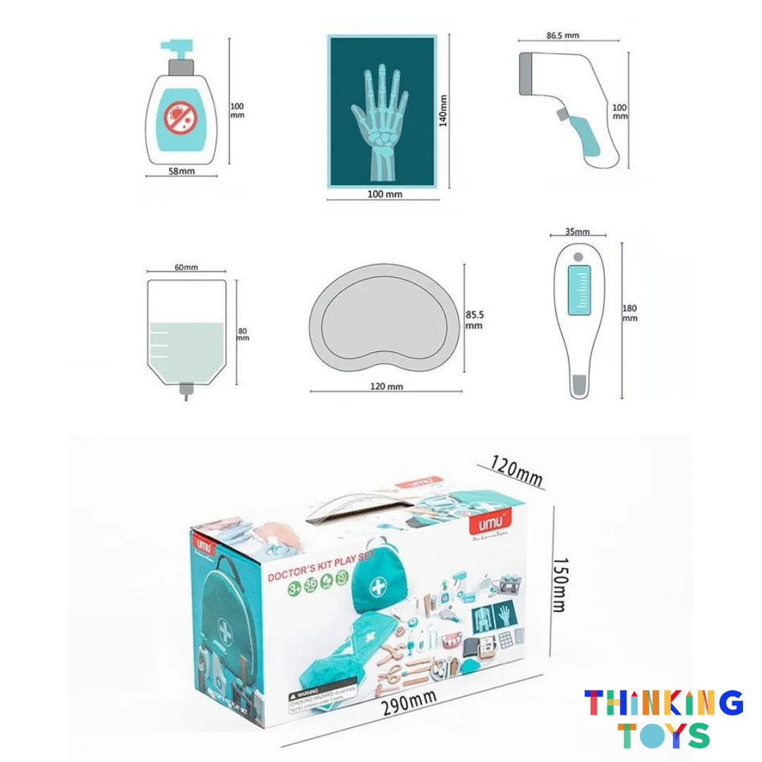 SP012, Medical Doctor’s Kit, Encourages role play that fosters empathy, problem-solving, and curiosity about healthcare.