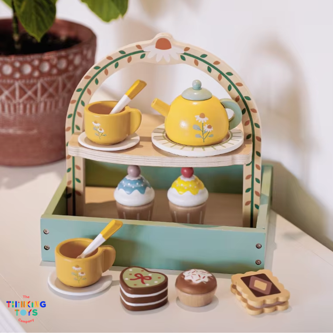 SP017, Royal Tea Set, Sparks joy in role play as kids imagine baking, serving, and sharing sweet creations.