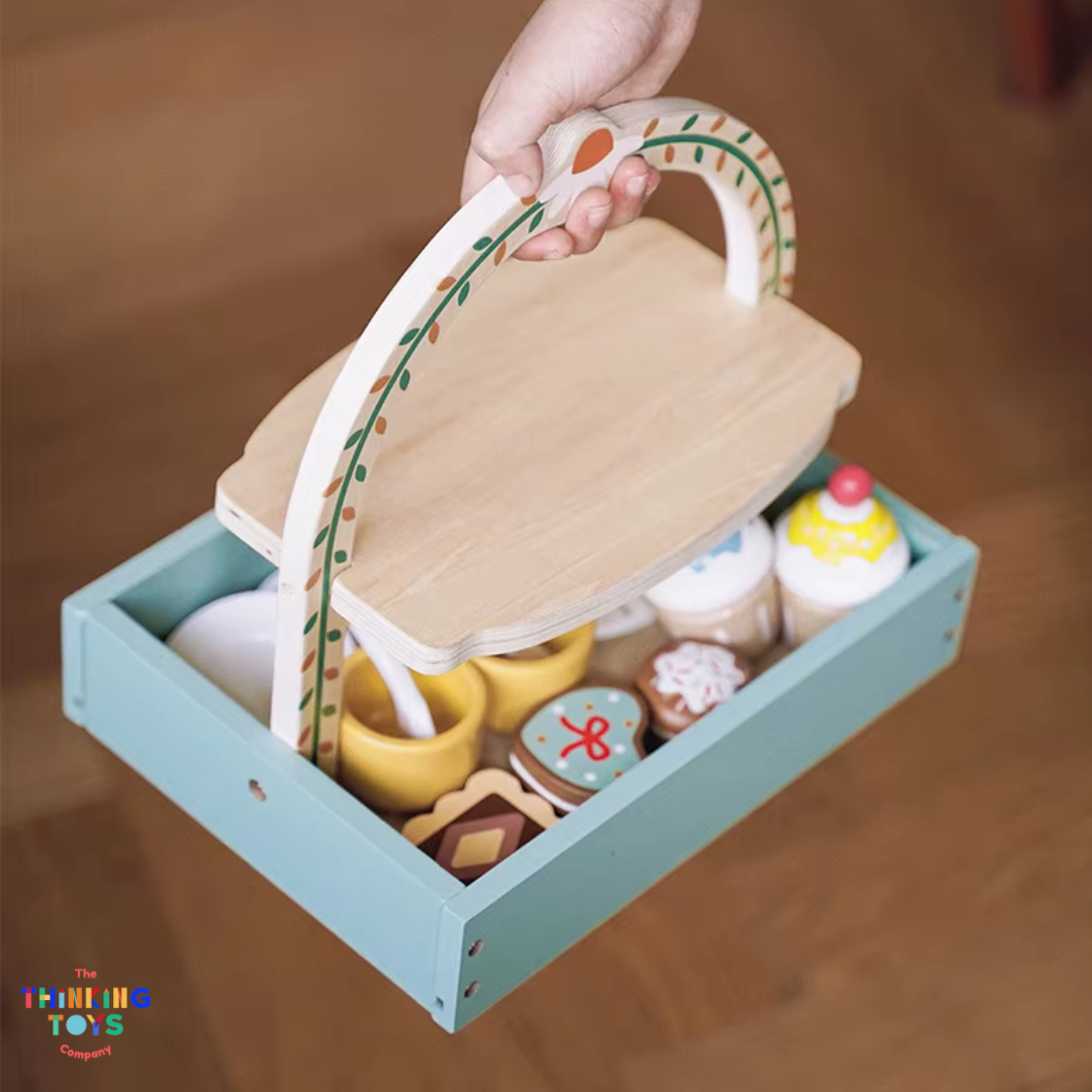 SP017, Royal Tea Set, Sparks joy in role play as kids imagine baking, serving, and sharing sweet creations.