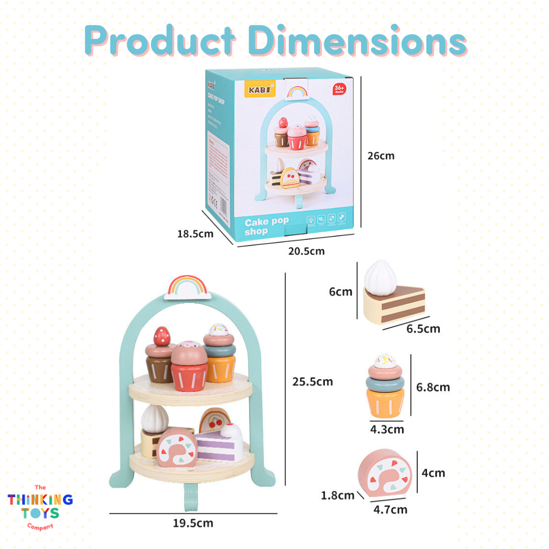 SP018, PLAYSHOP Dessert Treats, Supports creativity and pretend cooking while strengthening role play and motor skills.