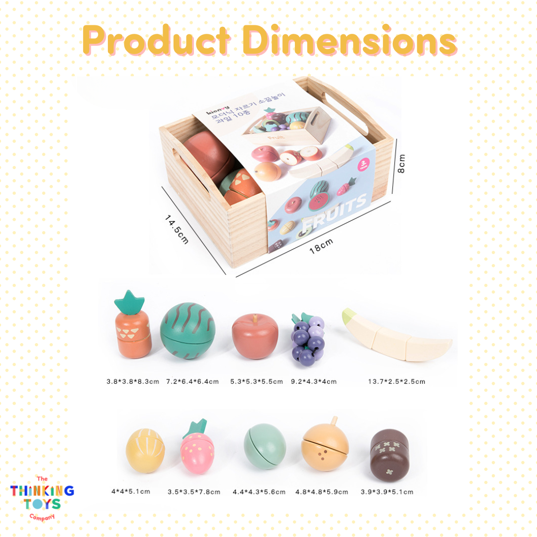 SP020, PLAYSHOP Fruit Set, Encourages barista-style storytelling and social role play while sparking creativity.
