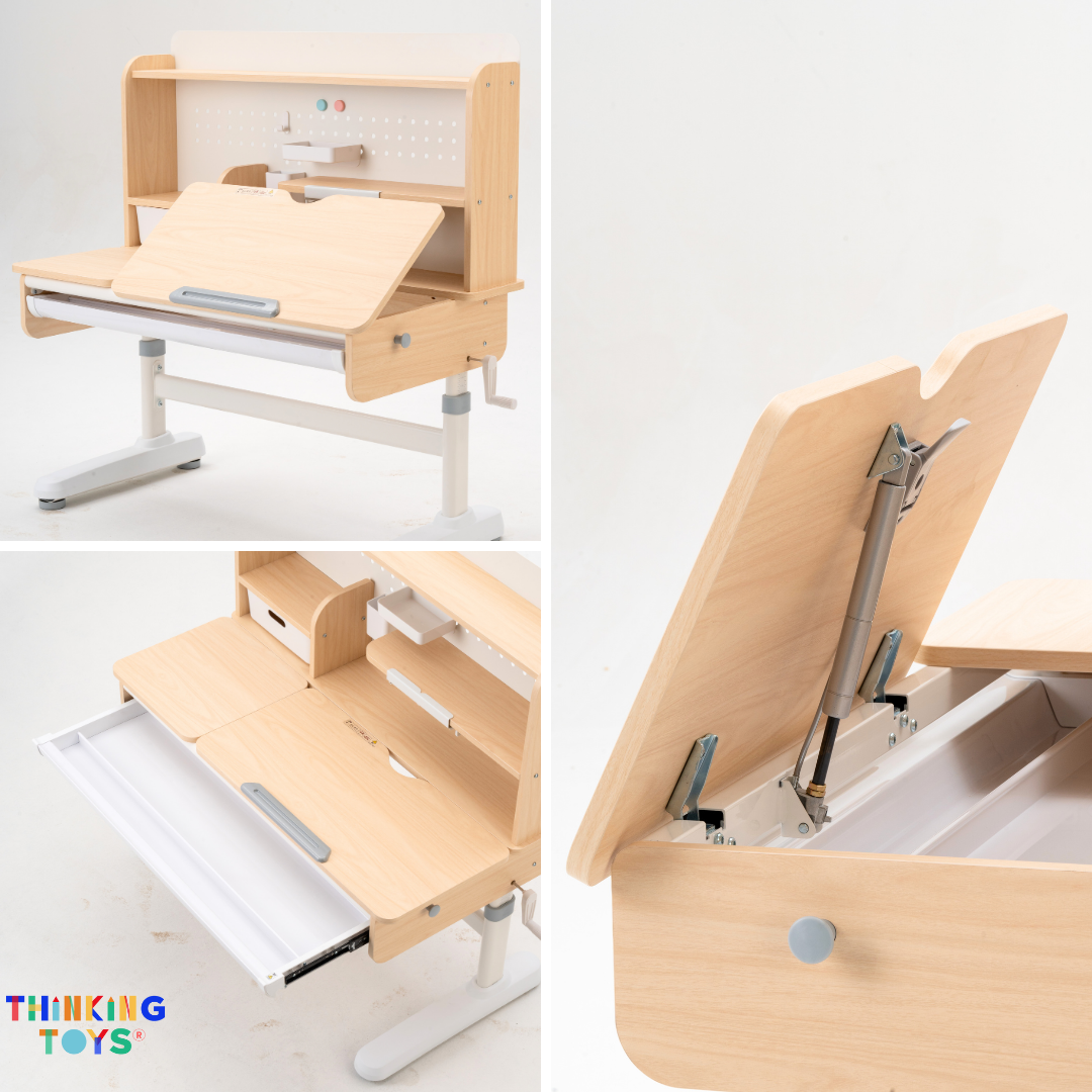 ST001, ERGONOMIC STUDY DESK, Encourages creativity, role play, and storytelling through pretend cooking activities.