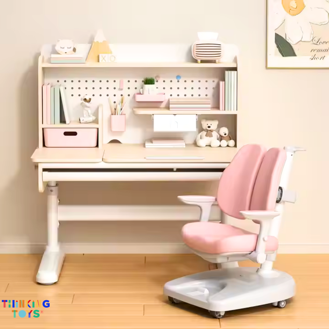 ST001, ERGONOMIC STUDY DESK, Encourages creativity, role play, and storytelling through pretend cooking activities.