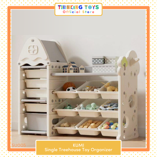 SU005, Single Treehouse Toy Shelf, Inspires storytelling and role play adventures in a whimsical, child-friendly space.