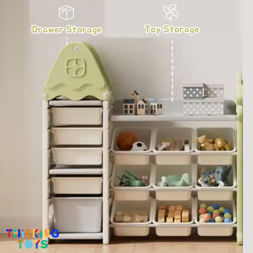 SU005, Single Treehouse Toy Shelf, Inspires storytelling and role play adventures in a whimsical, child-friendly space.