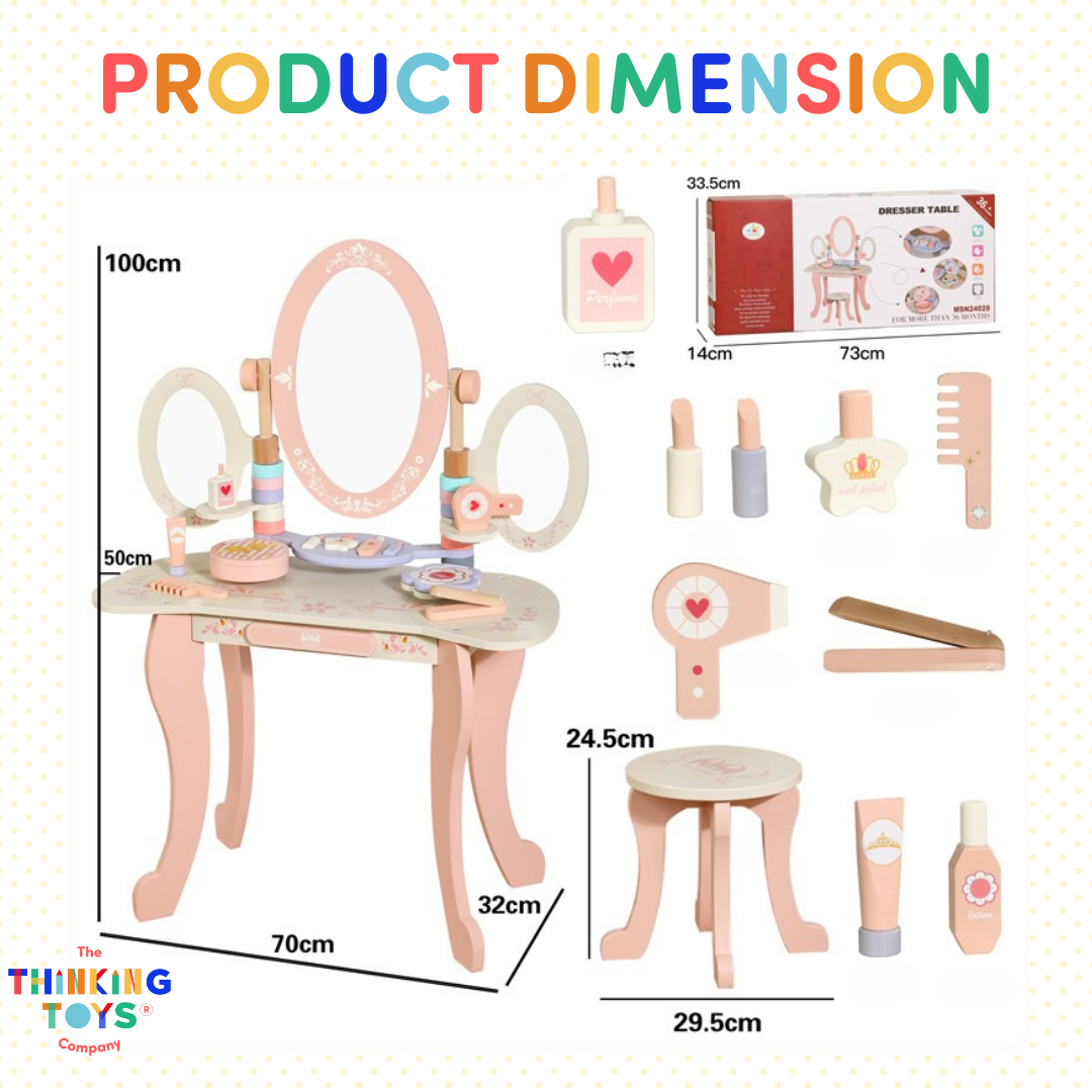 VD005, CHARM VANITY DRESSER 7