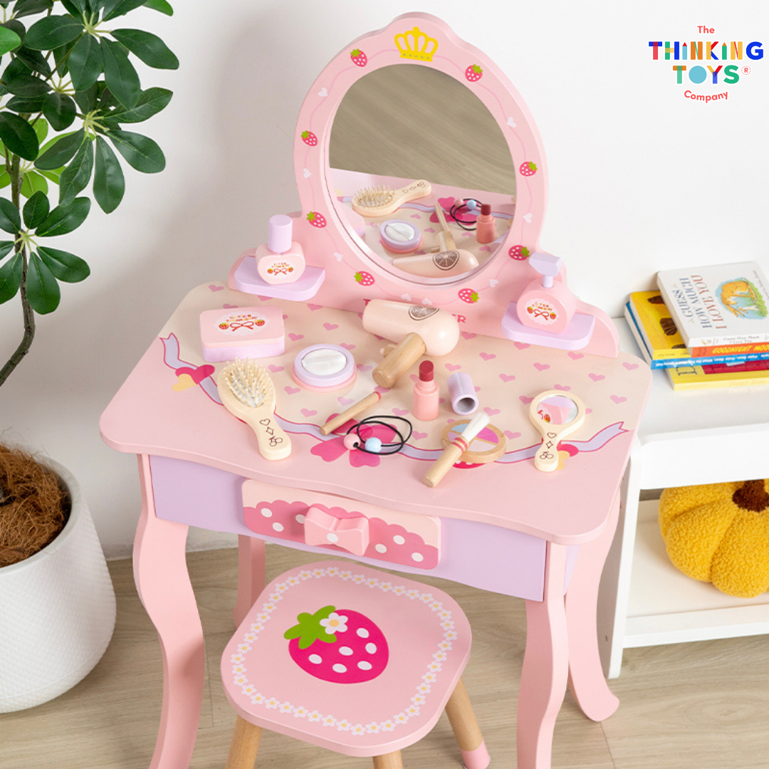 VD006, STRAWBERRY LITE VANITY DRESSER 2