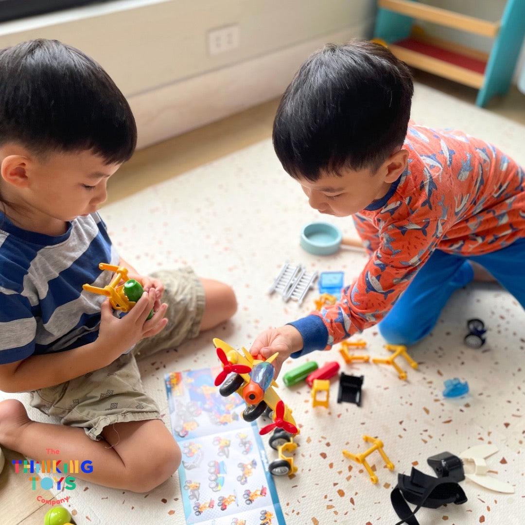 46 PCS Magnetic Car Puzzle Set