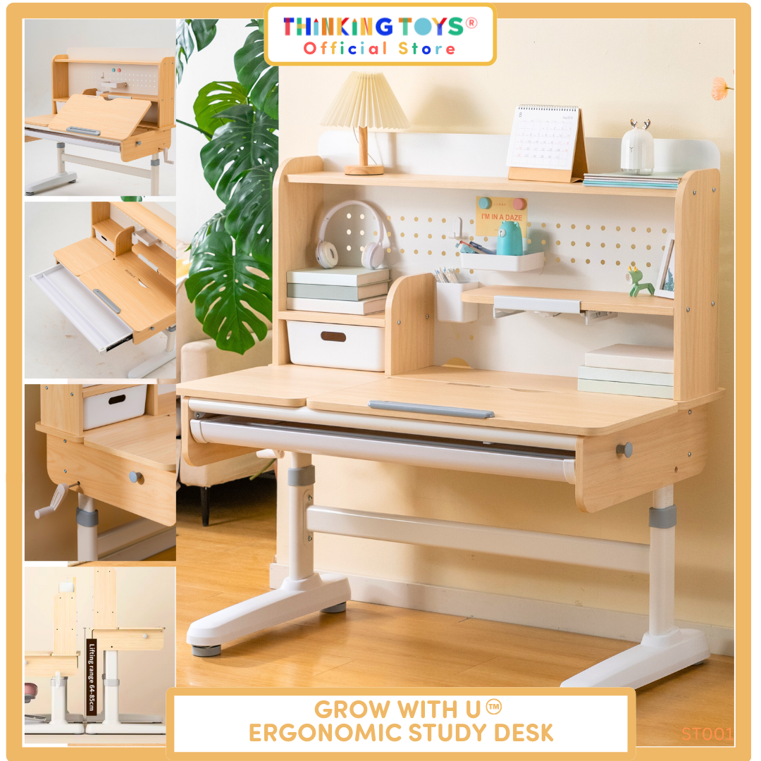 Ergonomic Kids Study Desk and Chair – Thinking Toys PH