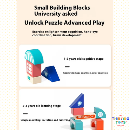 Urban Building Blocks with Mini Train