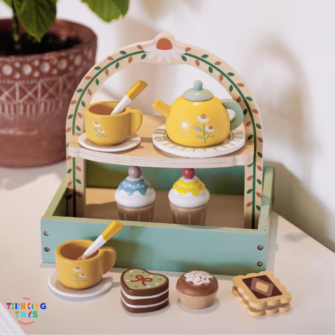 PLAYSHOP Royal Tea and Cake Set