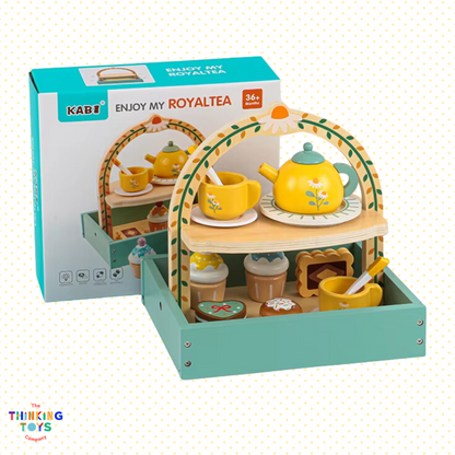 PLAYSHOP Royal Tea and Cake Set