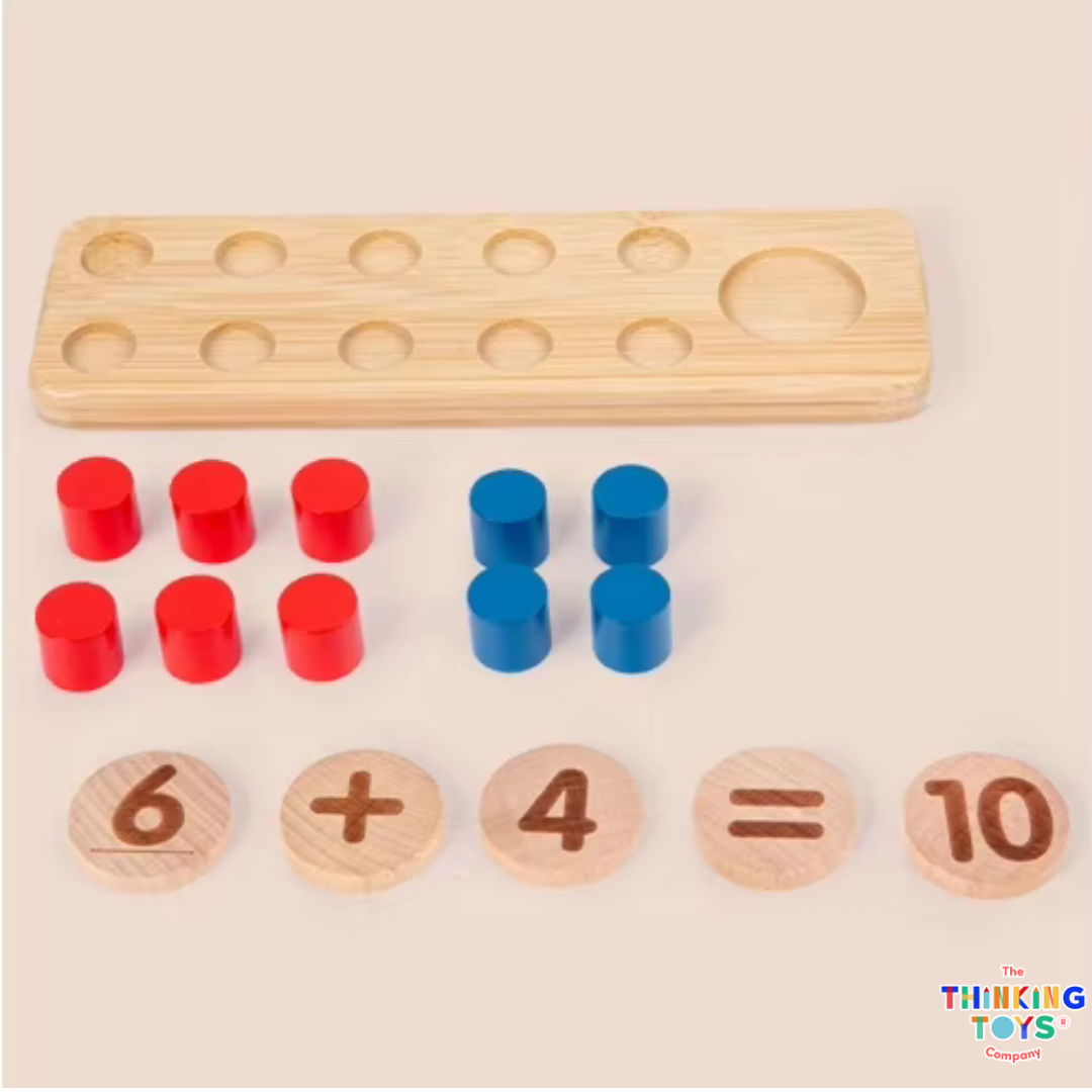 Wooden Mathematical Calculation