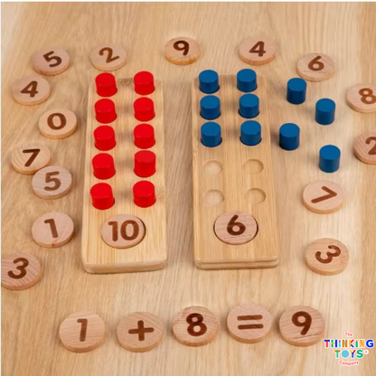 Wooden Mathematical Calculation