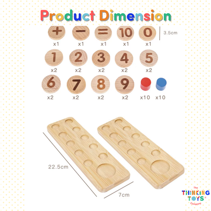 Wooden Mathematical Calculation