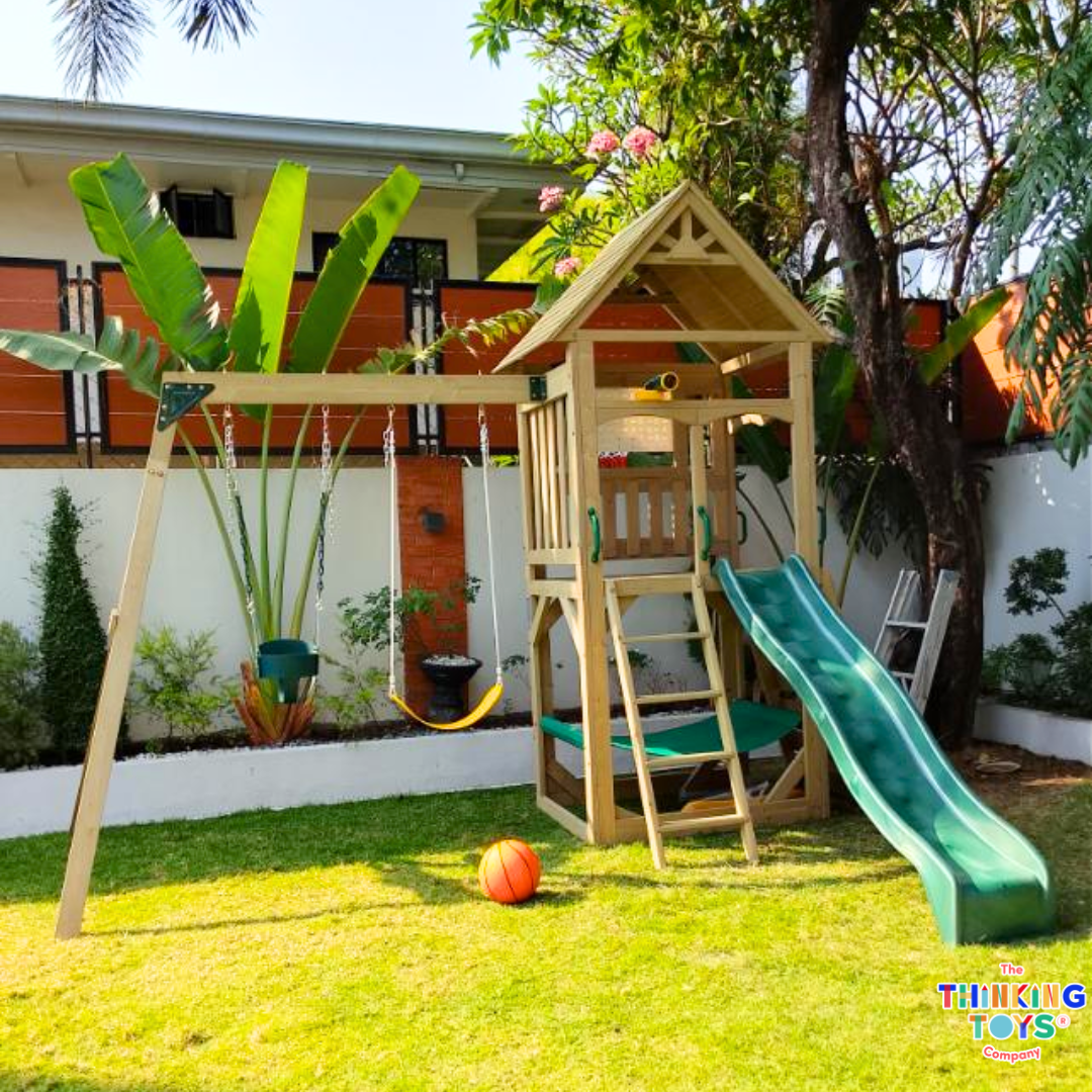 Wooden Forest Climber Playground