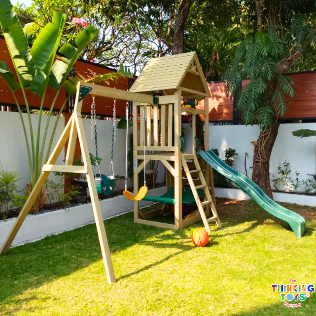 Wooden Forest Climber Playground