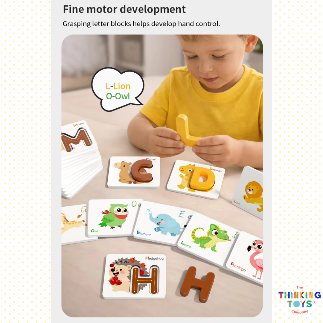 Alphabet & Animal Matching Board