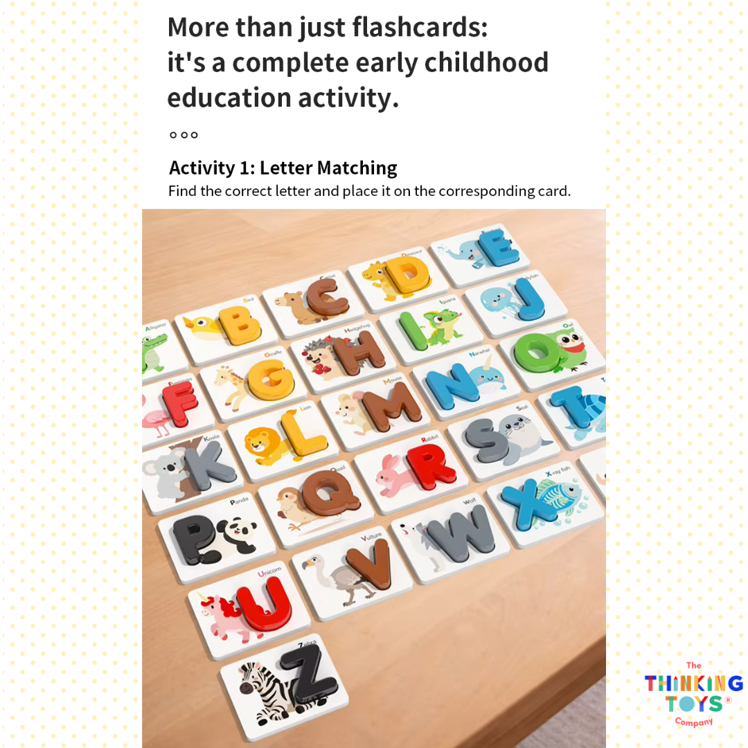 Alphabet & Animal Matching Board