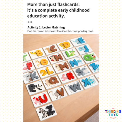 Alphabet & Animal Matching Board