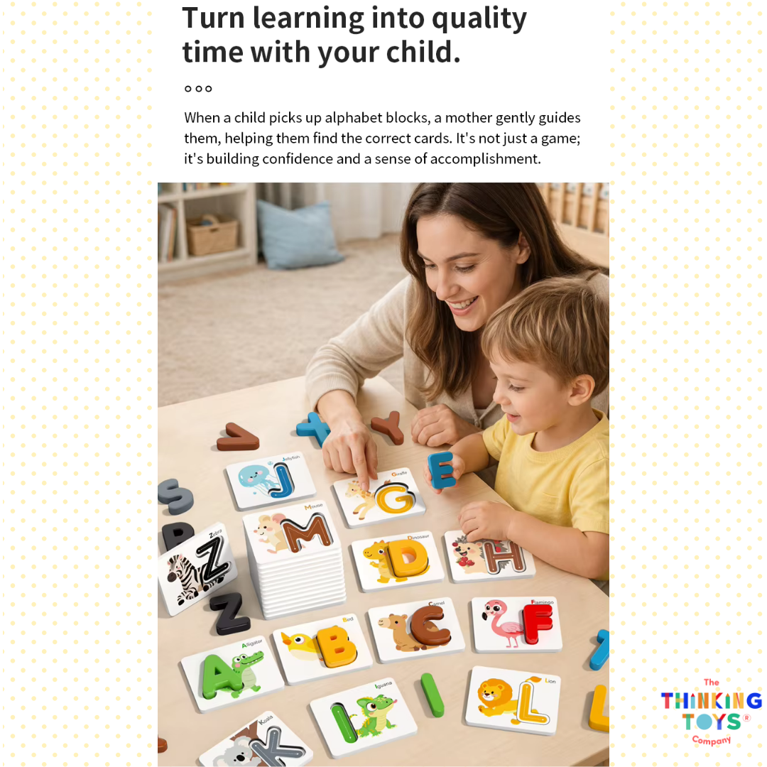 Alphabet & Animal Matching Board