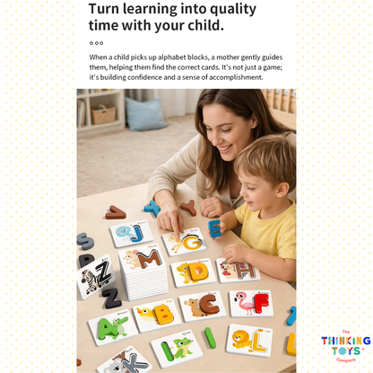 Alphabet & Animal Matching Board