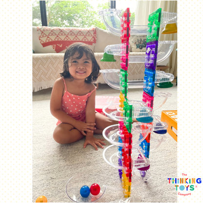 Musical Marble Run Magnetic Tiles