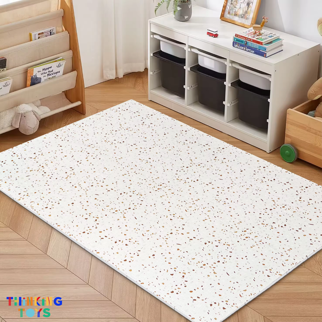 EVA Puzzle Play Mat (Brown Terrazzo)