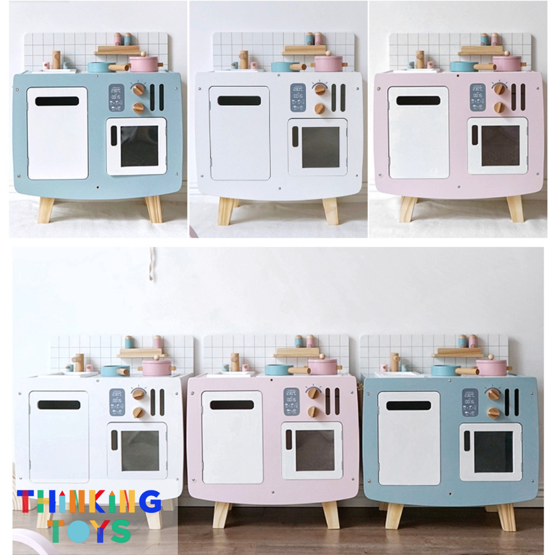 PLAYSHOP Wooden Retro Vintage Style Kitchen